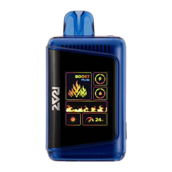 274DDAFC-0CC7-E985-7614-CC6AD6223AA9.webp Blue Razz Ice Flavor RAZ DC25000 Disposable Vape - Image 1