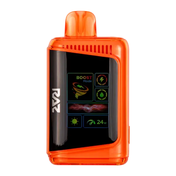 437d6abe0493c2670201d0172a4e5169.webp Orange Mango Flavor RAZ DC25000 Disposable Vape - Image 1